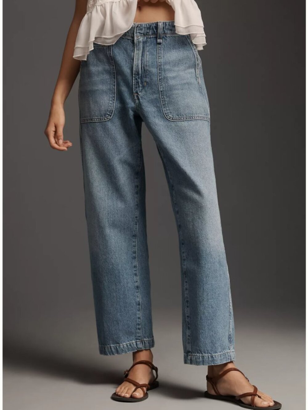 Citizens of Humanity Winslow Utility Ankle High-Rise Relaxed Straight-Leg Jeans